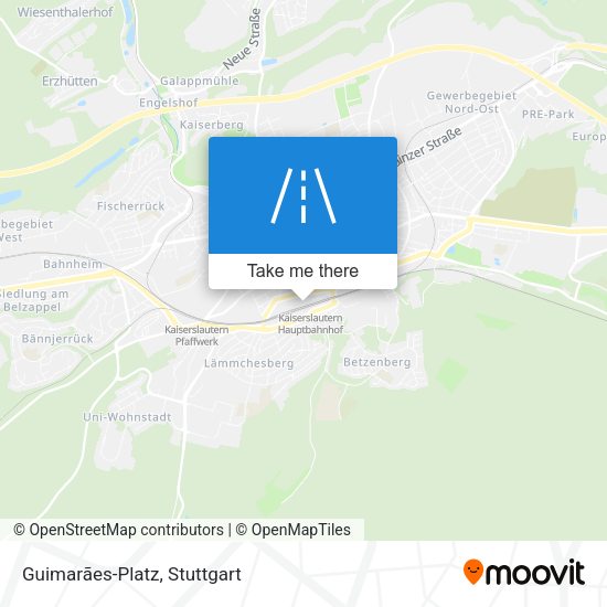 Guimarães-Platz map