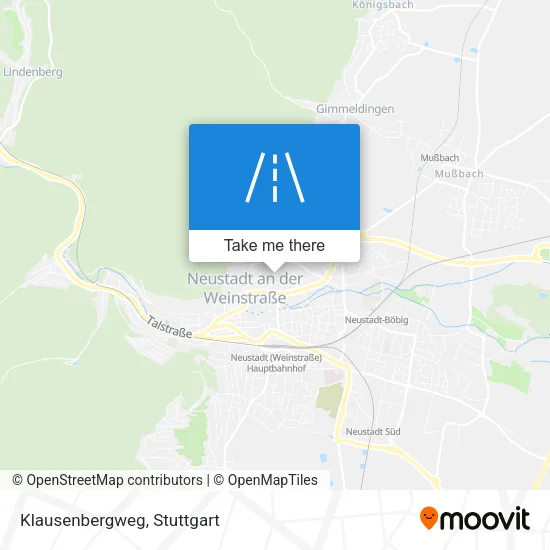 Klausenbergweg map