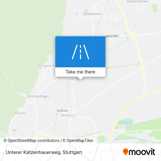 Карта Unterer Katzenhauerweg