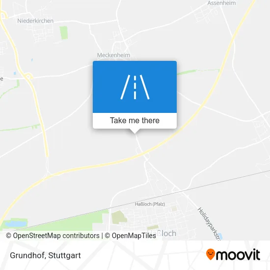 Grundhof map