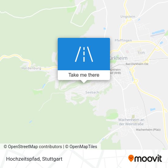 Hochzeitspfad map