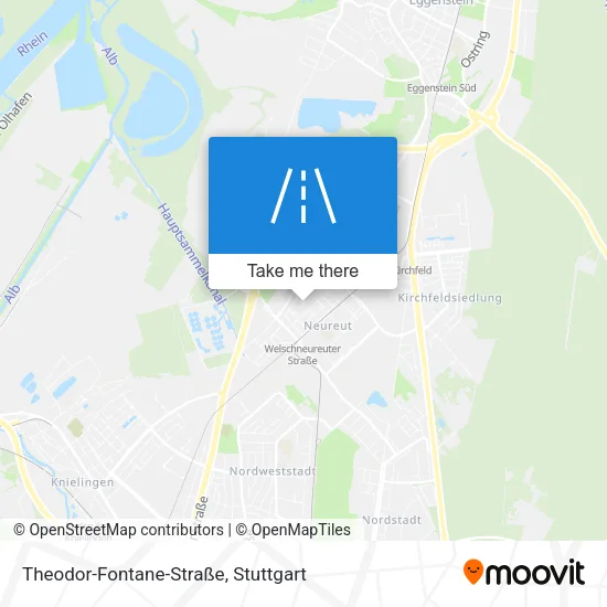 Карта Theodor-Fontane-Straße