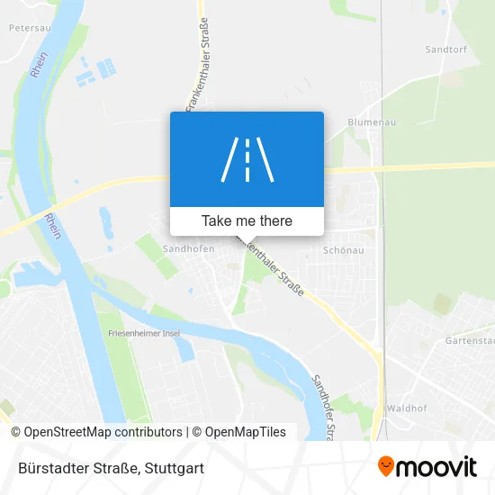 Карта Bürstadter Straße