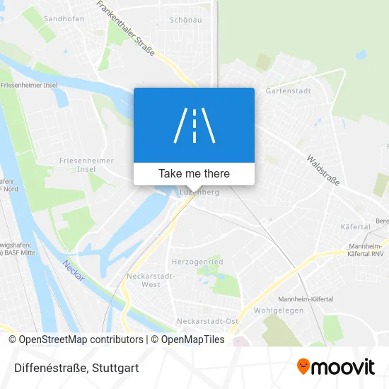 Карта Diffenéstraße