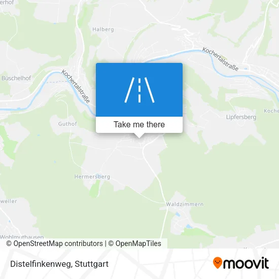 Карта Distelfinkenweg