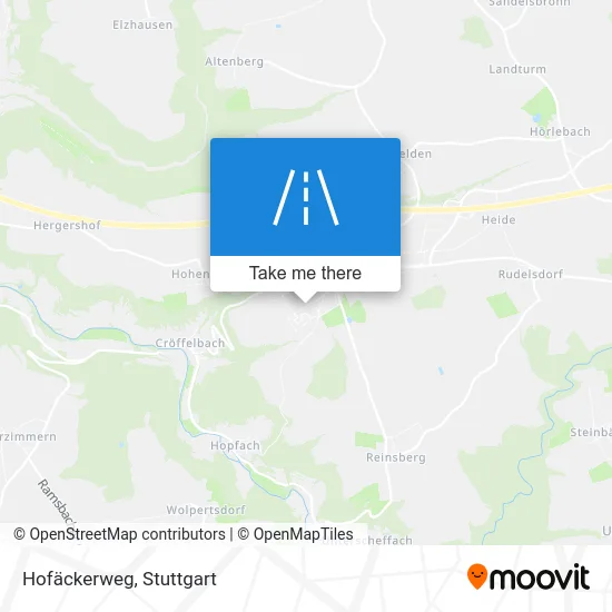 Карта Hofäckerweg