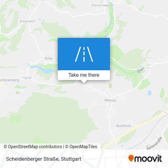 Scheidenberger Straße map