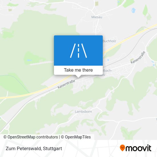 Карта Zum Peterswald