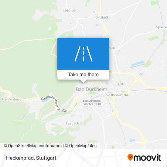 Карта Heckenpfad