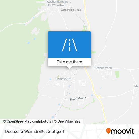 Deutsche Weinstraße map