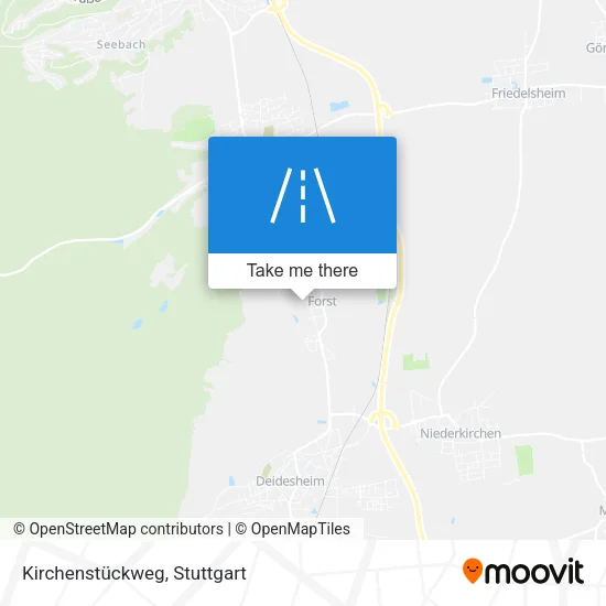 Карта Kirchenstückweg