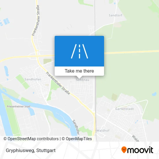 Gryphiusweg map