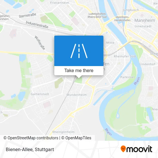 Карта Bienen-Allee