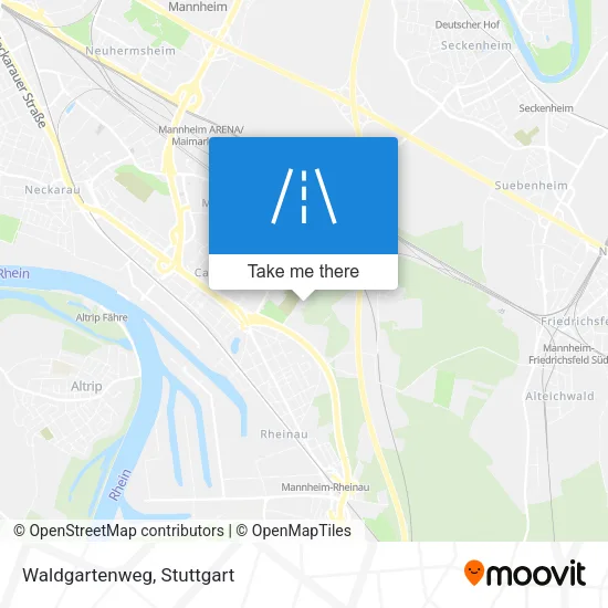Карта Waldgartenweg