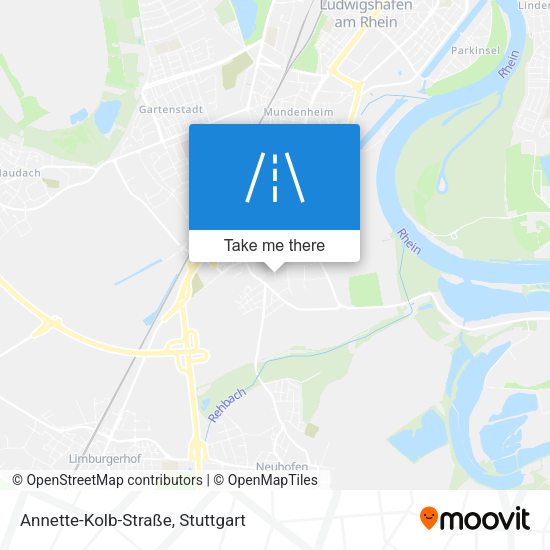 Карта Annette-Kolb-Straße