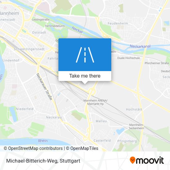 Michael-Bitterich-Weg map