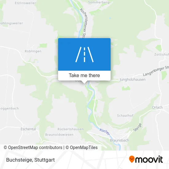 Карта Buchsteige