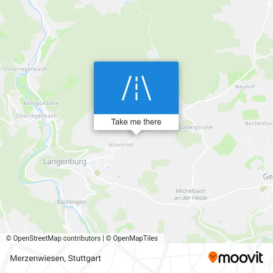 Карта Merzenwiesen
