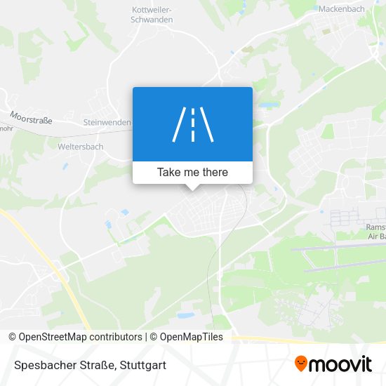Spesbacher Straße map