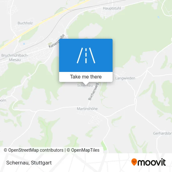 Карта Schernau