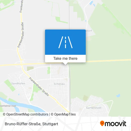 Карта Bruno-Rüffer-Straße