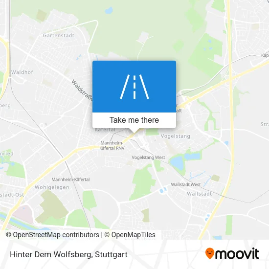 Карта Hinter Dem Wolfsberg