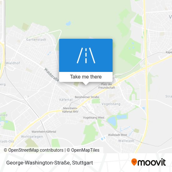 George-Washington-Straße map