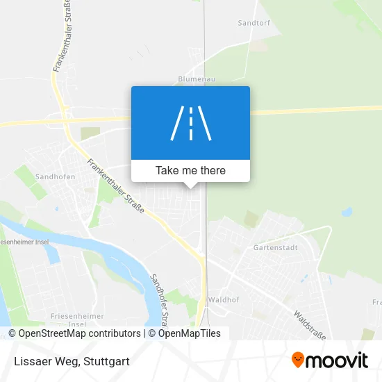Карта Lissaer Weg