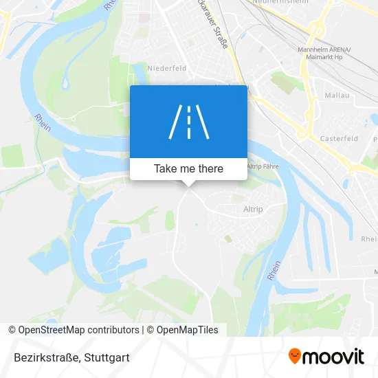 Карта Bezirkstraße