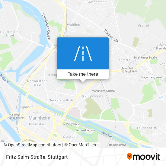 Карта Fritz-Salm-Straße