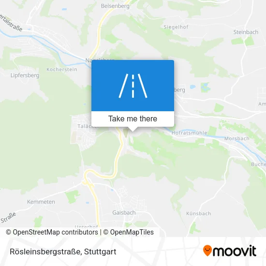 Карта Rösleinsbergstraße