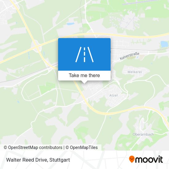 Карта Walter Reed Drive