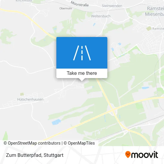 Карта Zum Butterpfad