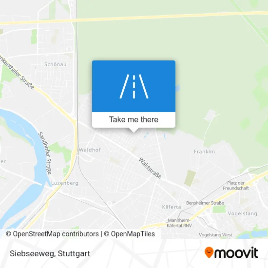 Карта Siebseeweg