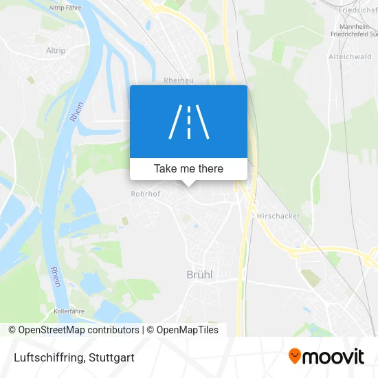 Карта Luftschiffring