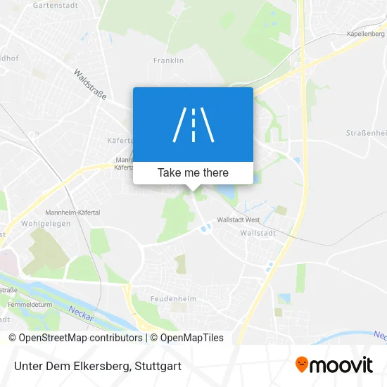 Карта Unter Dem Elkersberg