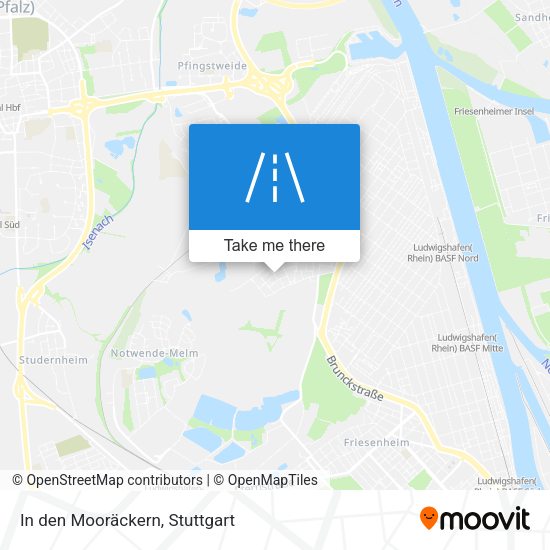 In den Mooräckern map