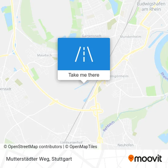 Карта Mutterstädter Weg