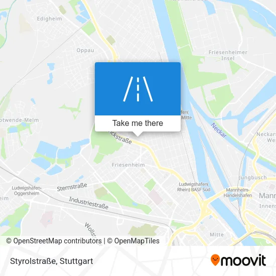 Карта Styrolstraße
