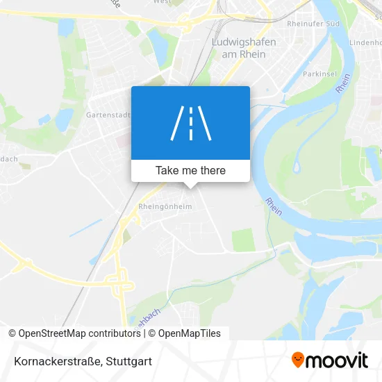 Карта Kornackerstraße