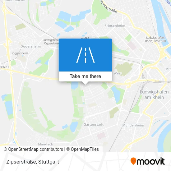 Карта Zipserstraße