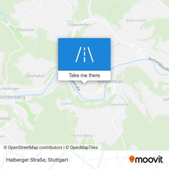Halberger Straße map