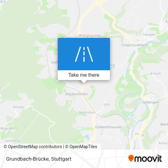 Grundbach-Brücke map
