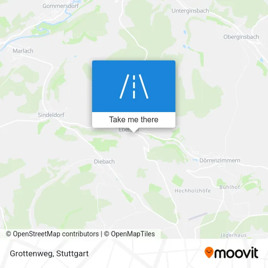 Grottenweg map