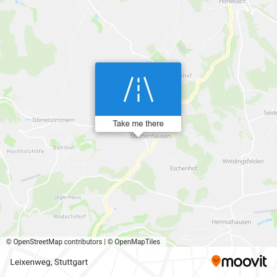 Leixenweg map