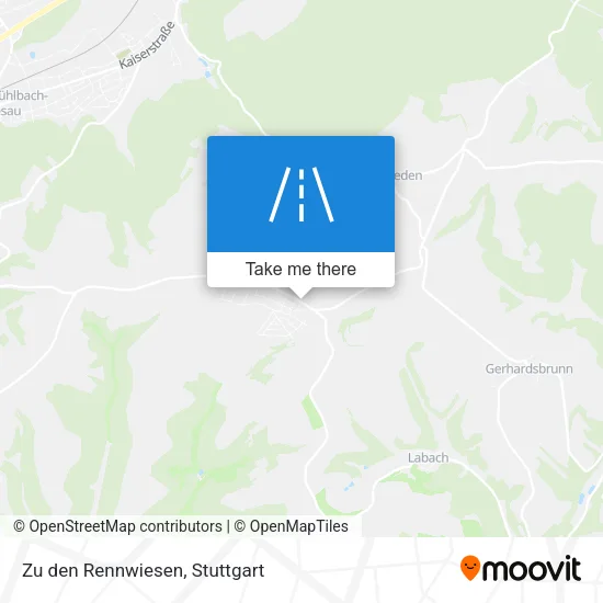 Карта Zu den Rennwiesen