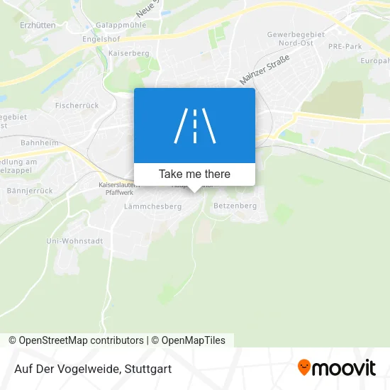 Карта Auf Der Vogelweide