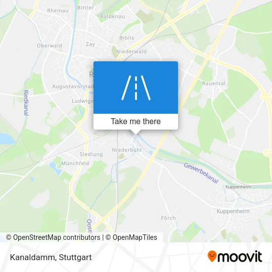 Карта Kanaldamm