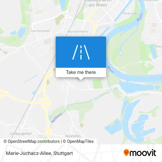 Карта Marie-Juchacz-Allee