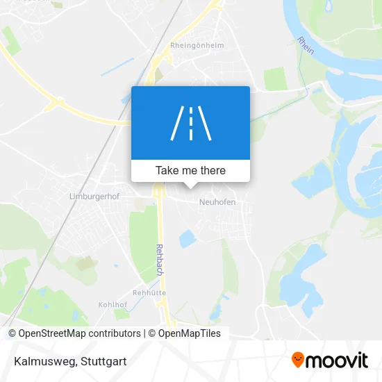 Карта Kalmusweg